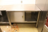 4' Stainless Table W/ Storage