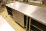 6' Stainless Table W/ Storage