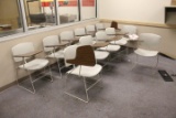 Group Of Chairs W/ Fold Down Tables