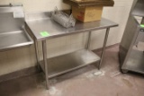 4' Stainless Table