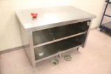 4' Stainless Table W/ Storage