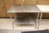 4' Stainless Table