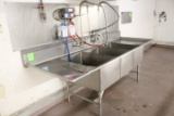 Three Compartment Sink