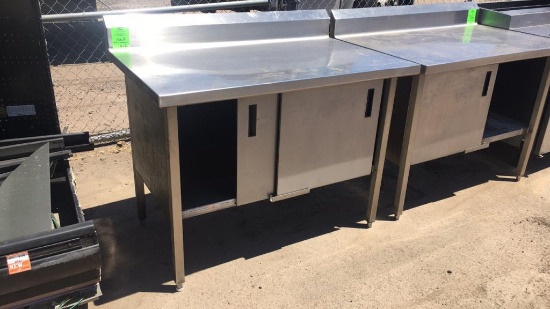4' Stainless Table W/ Storage