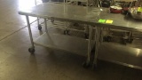 4' Stainless Table On Casters