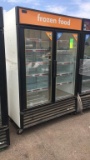 True Two Door Freezer