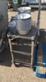 3 Tier Cart W/ Bundt Pans