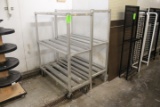 4' Aluminum Racks, One On Casters