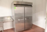 Hobart 2 Door Stainless Freezer