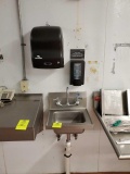 Stainless Sink with Paper Towel/Soap Dispenser