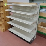 Lozier wall shelving, 4' one-sided