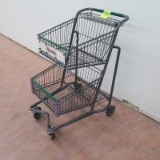 2-tier shopping cart