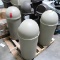 pallet of torpedo waste receptacles