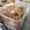 pallets of wooden tables & chairs