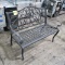 TX cast iron bench