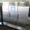 True stainless 3-door refrigerator