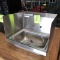 NEW hand sink w/ faucet & side splashes