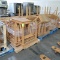 pallets of wooden tables