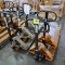 pallet jacks, assorted brands