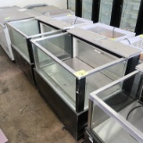 CSC refrigerated merchandisers w/ 3) glass sides