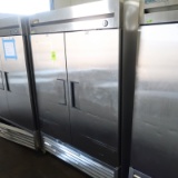 True stainless 2-door refrigerator
