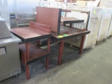 Assorted Sized Wooden Merchandising Tables