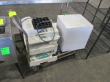 Flat Cart W/ Ricoh Printer And Cabinet