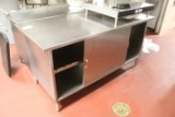 6' Stainless Table W/ Storage