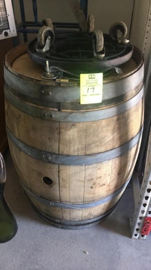 24x36" Oak Barrel