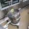 Hobart 40 qt mixing bowl on cart