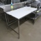 polytop table w/ backsplash