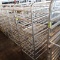 aluminum tray rack, on casters