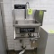 hand sink w/ knee valves, soap & towell dispenser