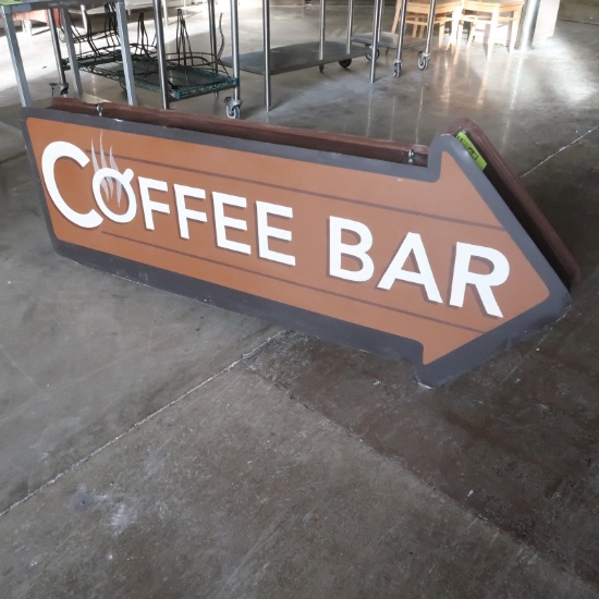 "Coffee Bar" sign