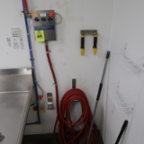 cleaning chemical mixing station w/ hose