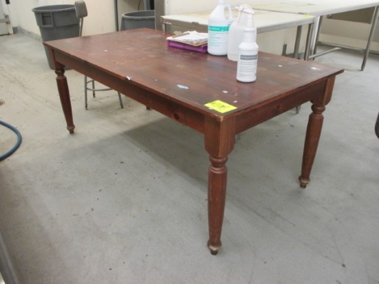 6' Wooden Table