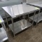 stainless table, w/ undershelf