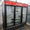 True 3-glass door refrigerated merchandiser