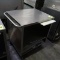 stainless demo cart w/ pull-out cutting board & shelves under