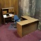 contents of office not previously tagged: desk & chair, paper sorting cabinet