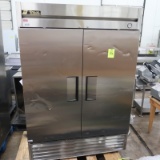 True stainless 2-door refrigerator