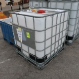 plastic container in steel cage- IBC tote