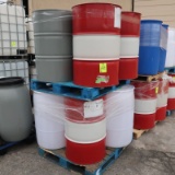 plastic & steel barrels: 2) plastic & 6) steel