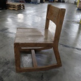 wooden chairs