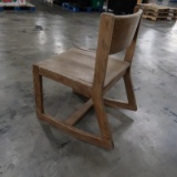 wooden chairs