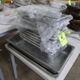 assorted stainless pans