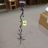 decorative iron candle holder