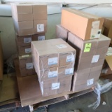 pallet of assorted medical supplies: 3 mil & 1 mil syringes, etc