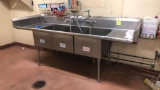 Stainless Three Compartment Sink