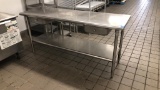 6’ Stainless Table W/ Storage